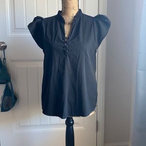 Two Black and White Dressy Blouse